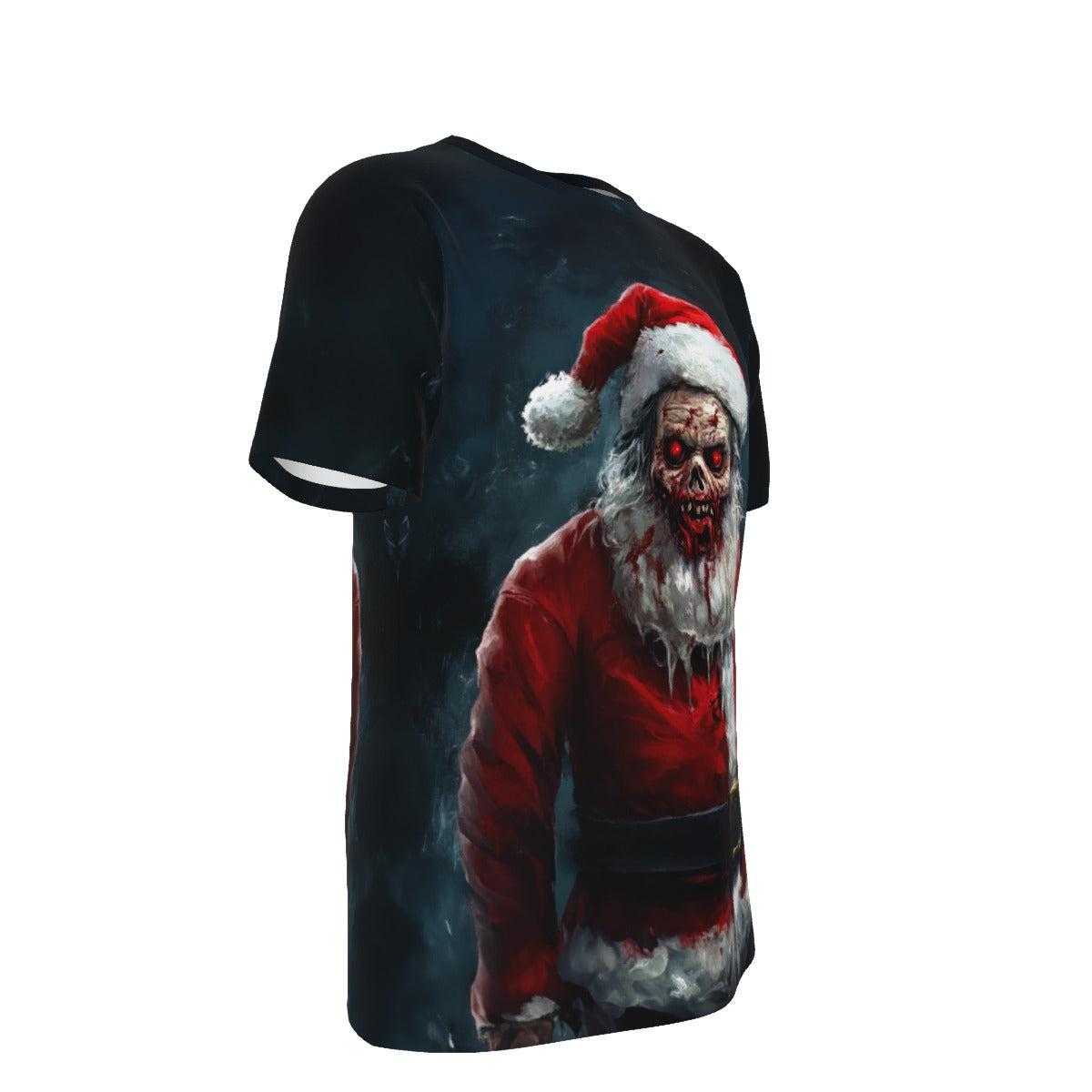 Men's Short Sleeve Christmas Tee - Zombie Santa