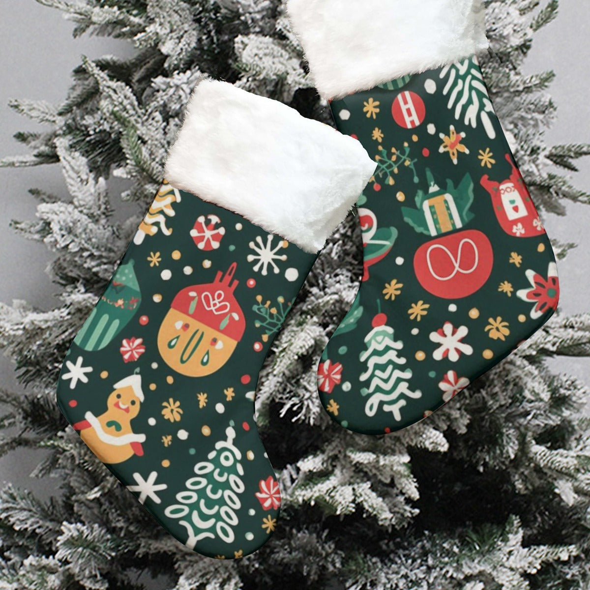 Christmas Sock - Black Decorations