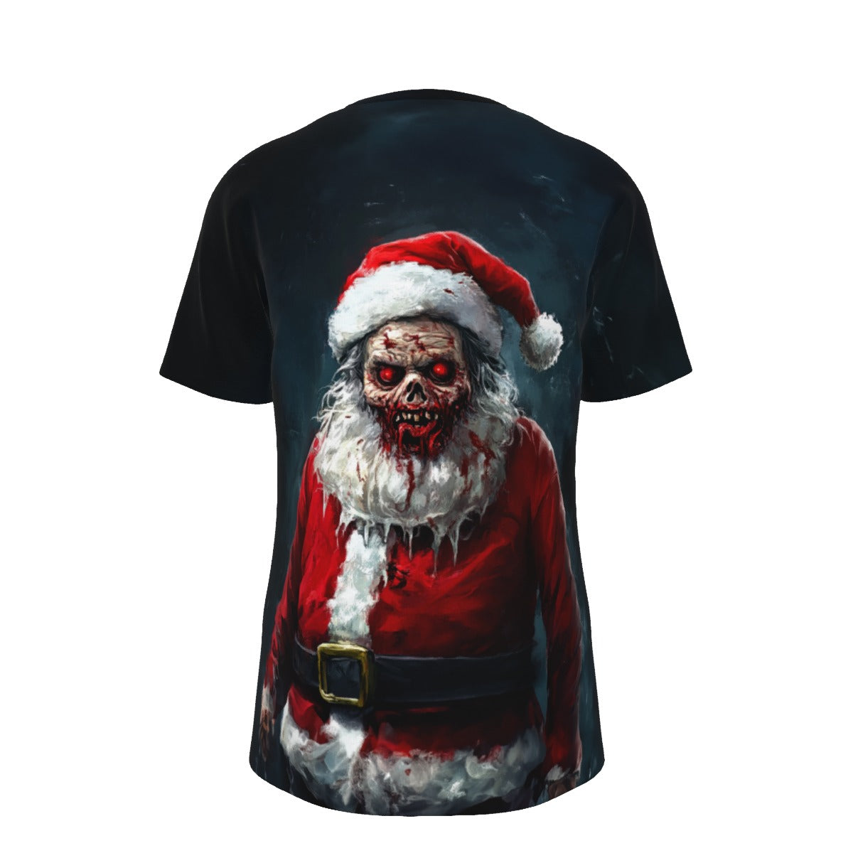 Men's Short Sleeve Christmas Tee - Zombie Santa