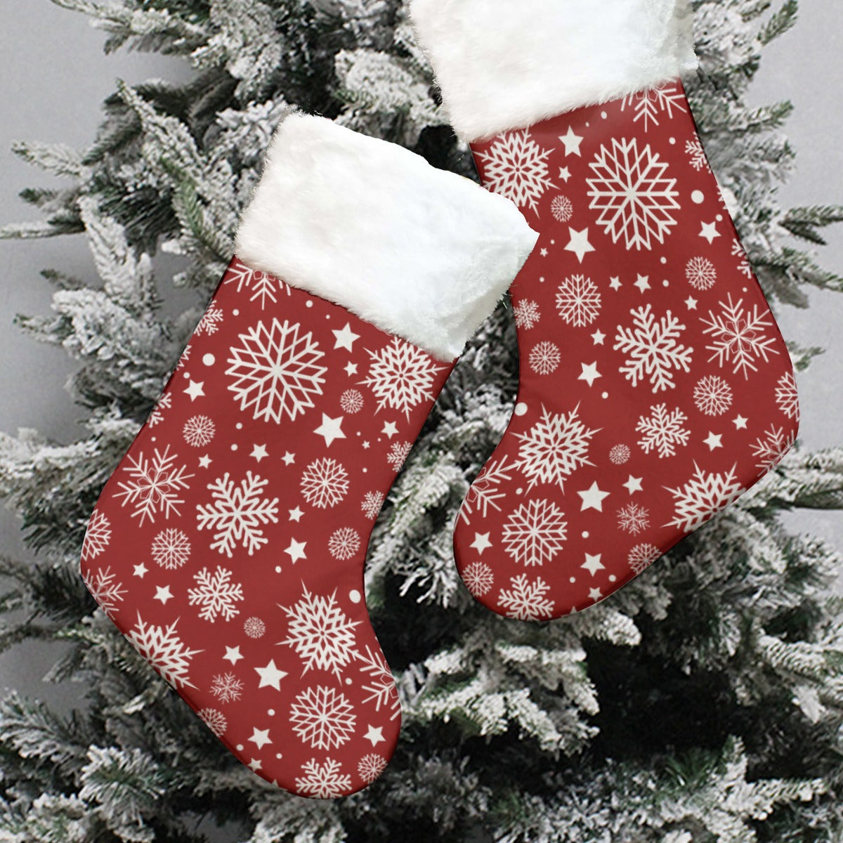 Christmas Sock - Red Pattern 8