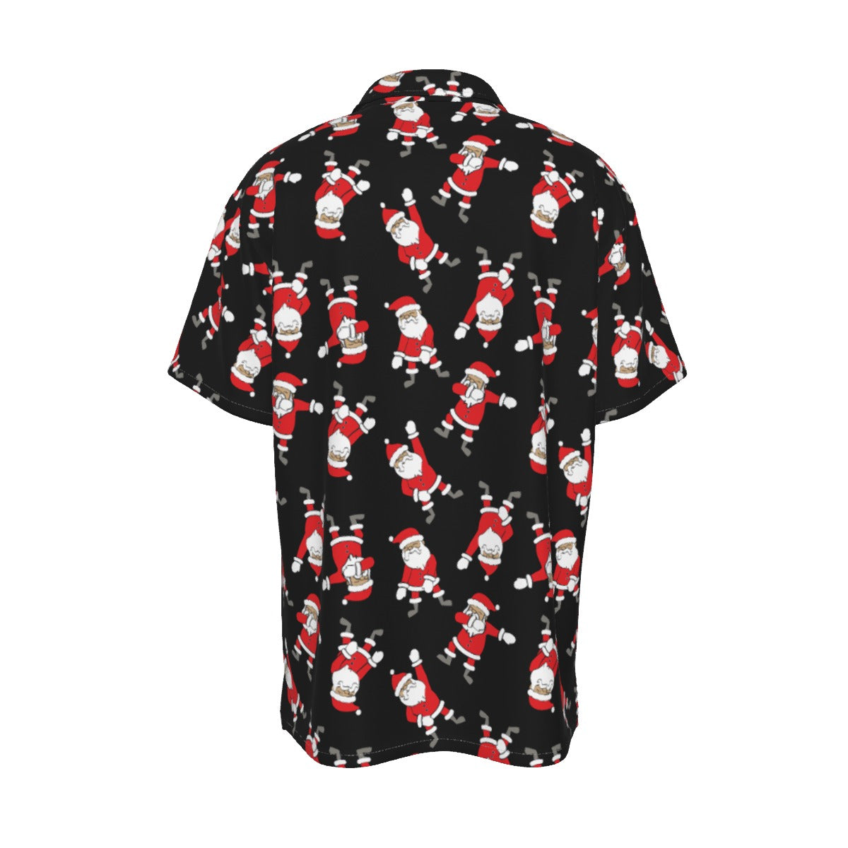 Men's Short Sleeve Christmas Shirt - Santa Dabs