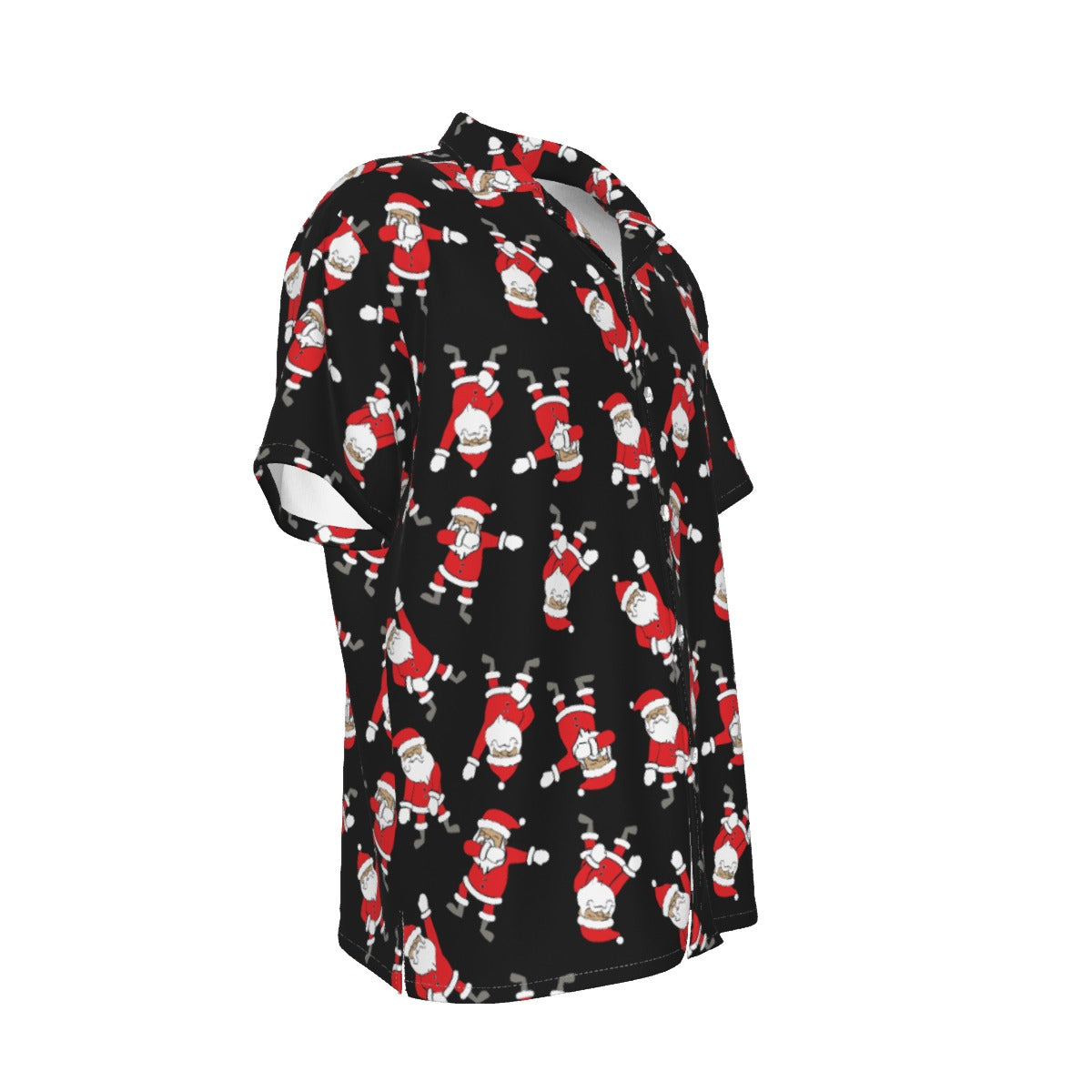 Men's Short Sleeve Christmas Shirt - Santa Dabs