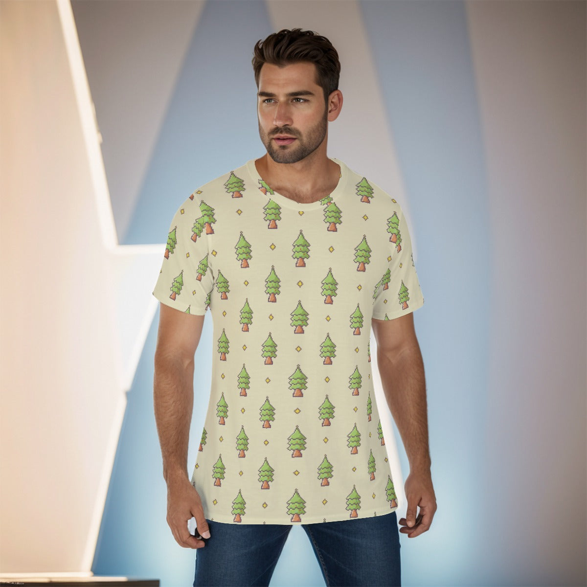 Mens Short Sleeve Christmas Tee -