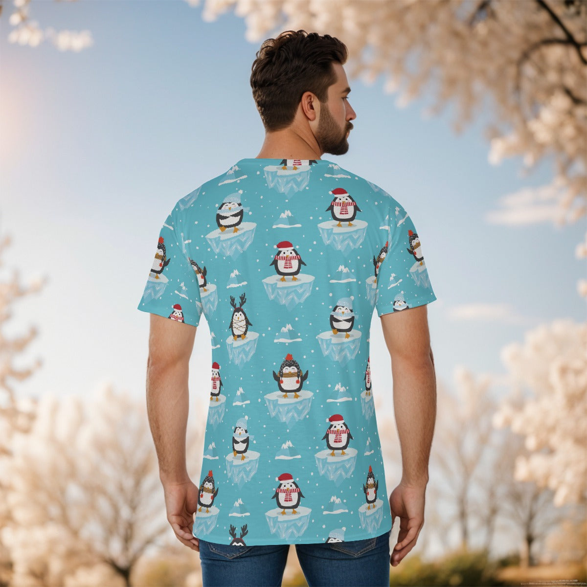 Mens Short Sleeve Christmas Tee -