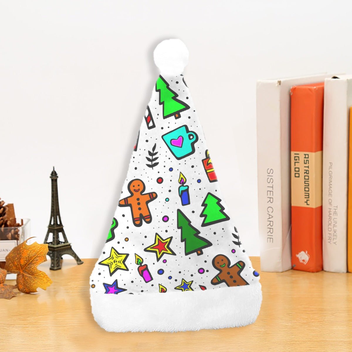 Christmas Santa Hat - Bright Doodle - Festive Style