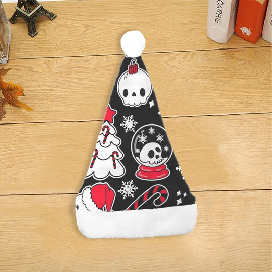 Christmas Santa Hat - Creepy Black - Festive Style