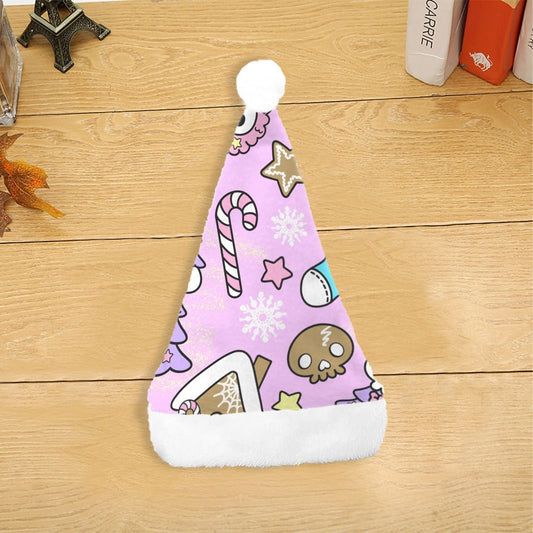 Christmas Santa Hat - Creepy Kawaii- Pink - Festive Style