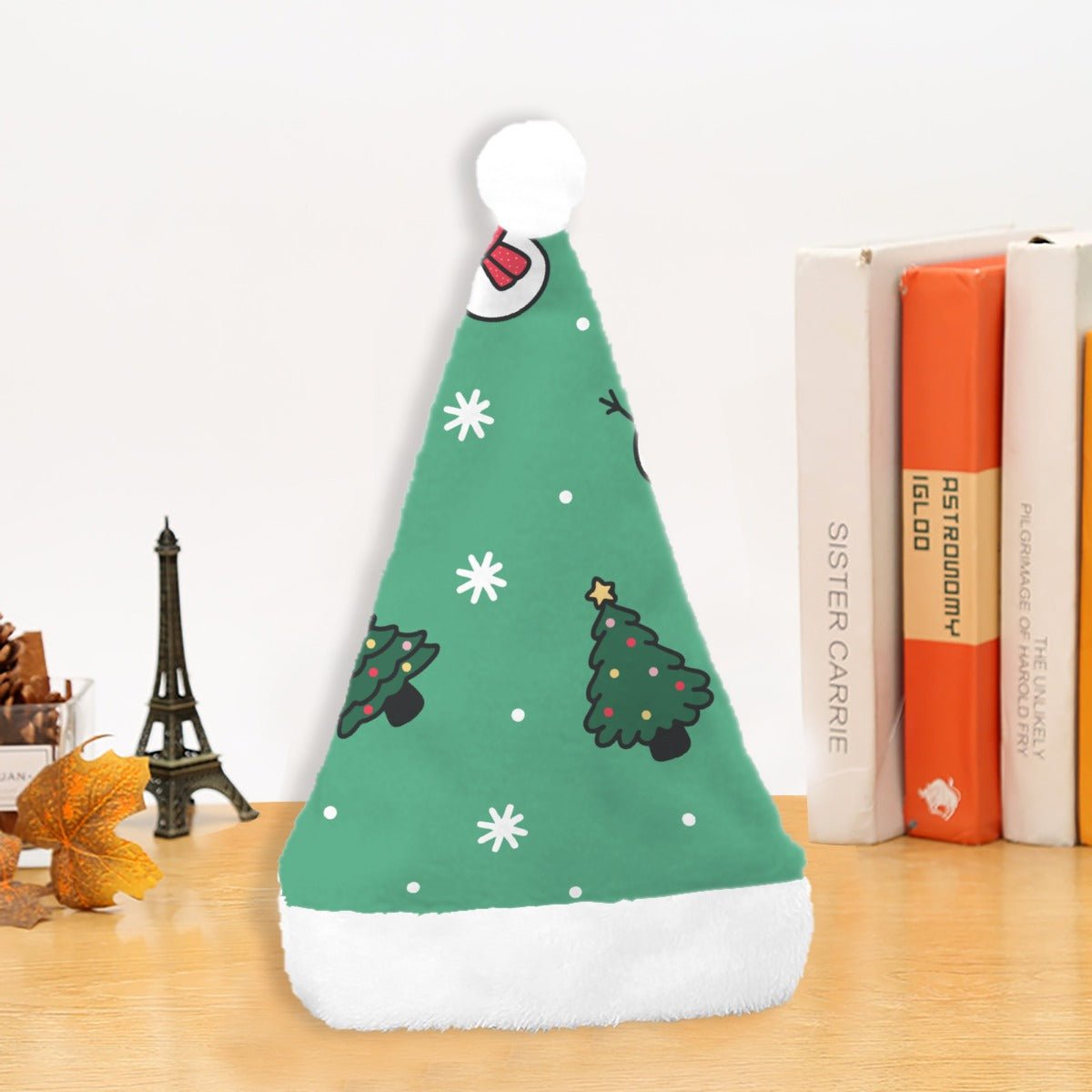 Christmas Santa Hat - Green Snowman - Festive Style