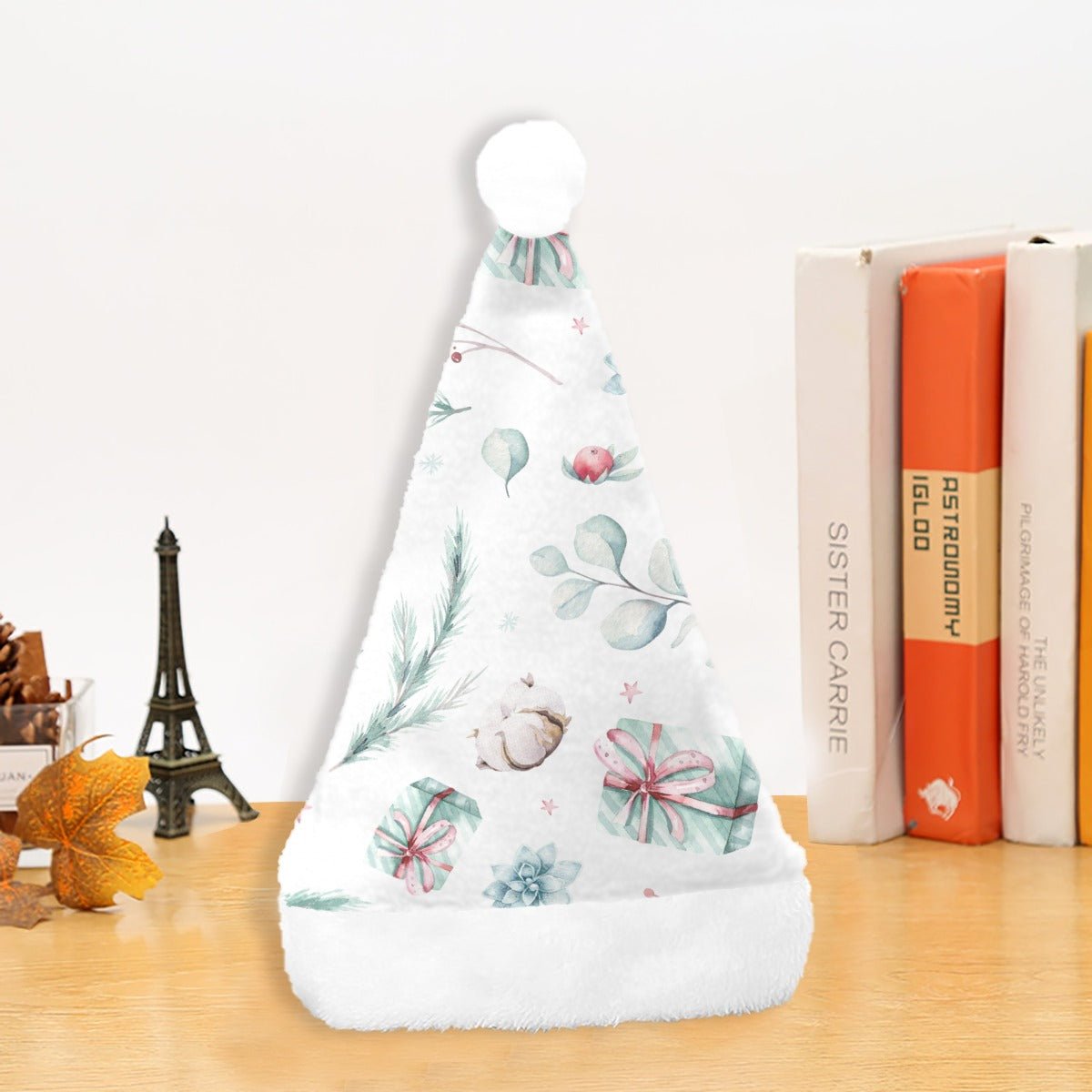 Christmas Santa Hat - Watercolour Green