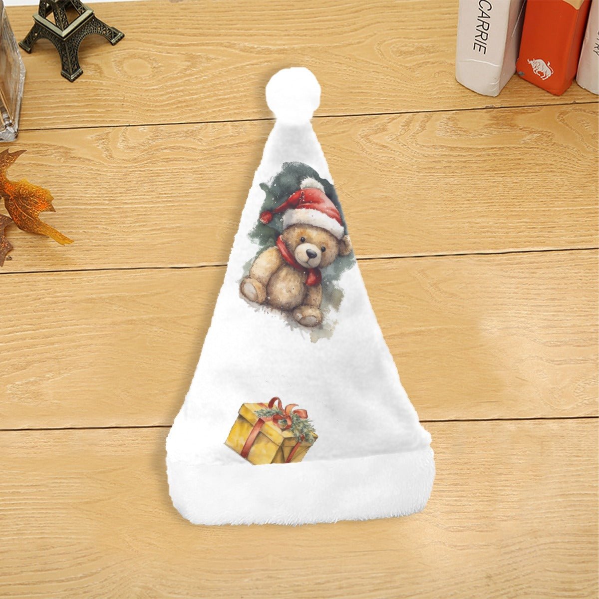 Christmas Santa Hat - Watercolour Teddies - Festive Style