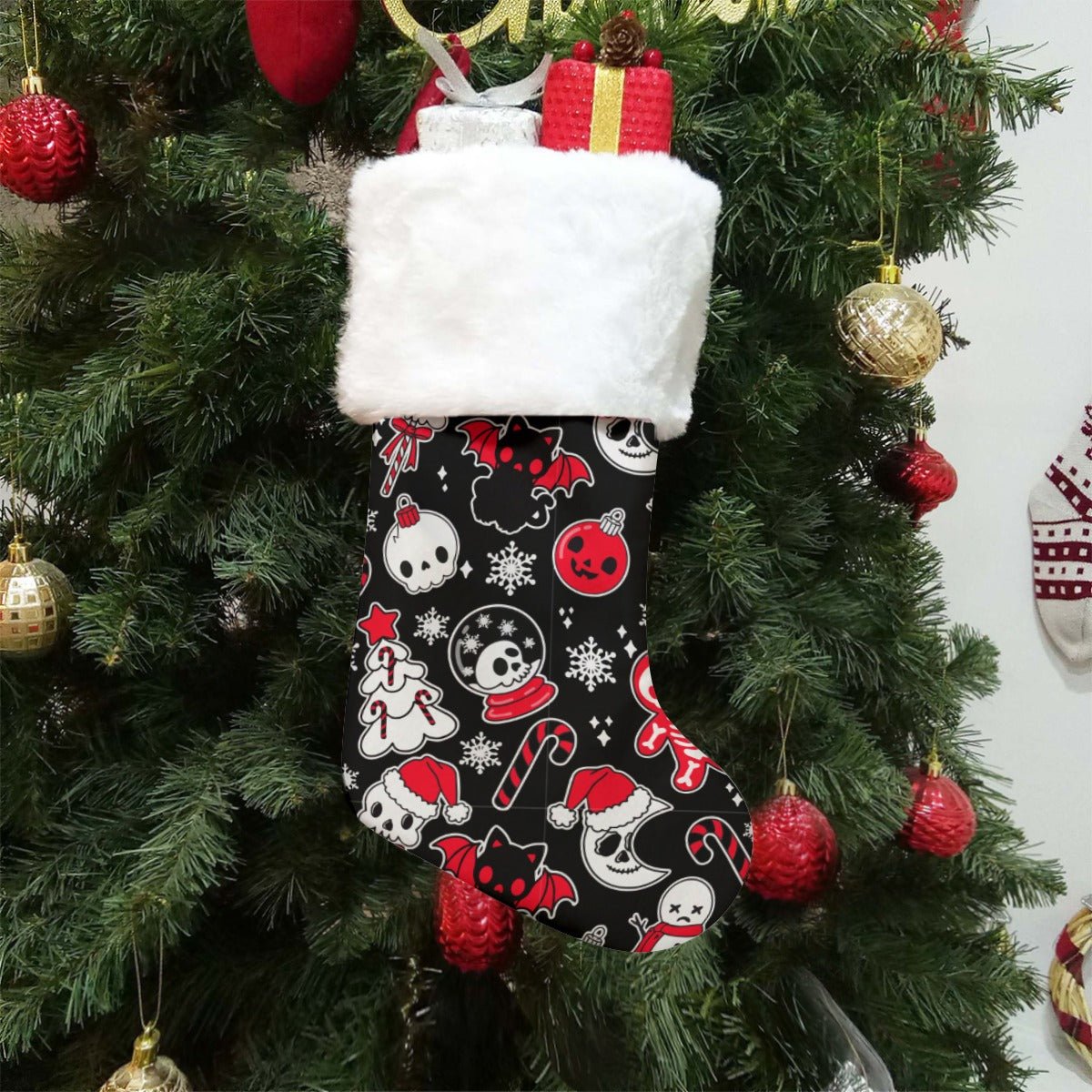 Christmas Sock - Creepy Black - Festive Style