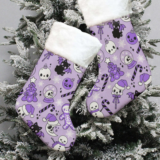 Christmas Sock - Creepy Purple - Festive Style