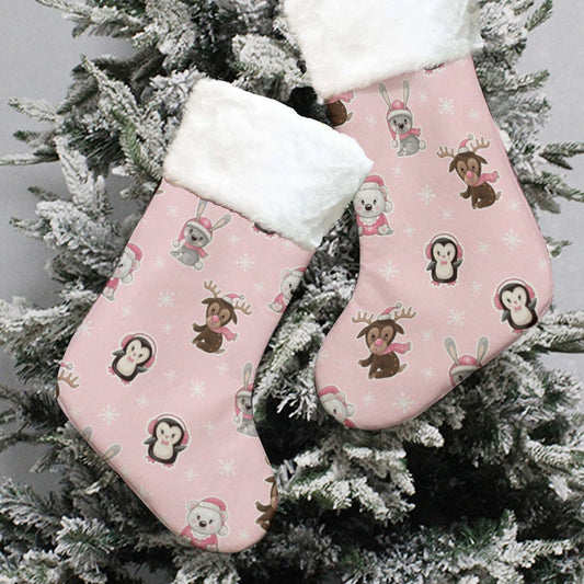 Christmas Sock - Polar Pink - Festive Style
