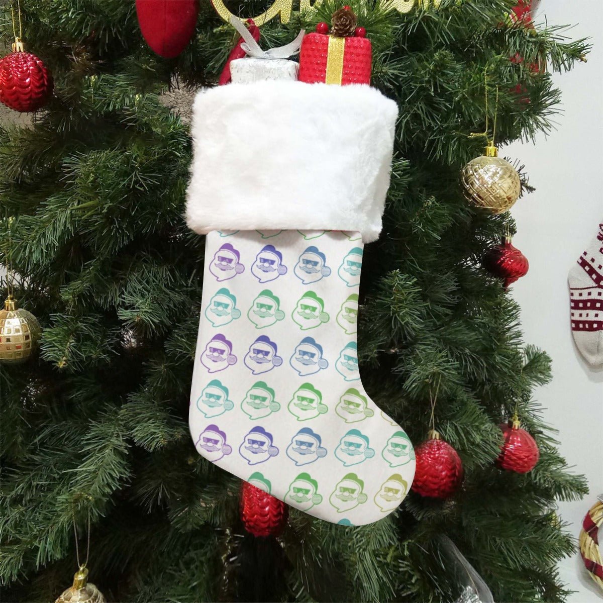 Christmas Sock - Retro Christmas - Festive Style