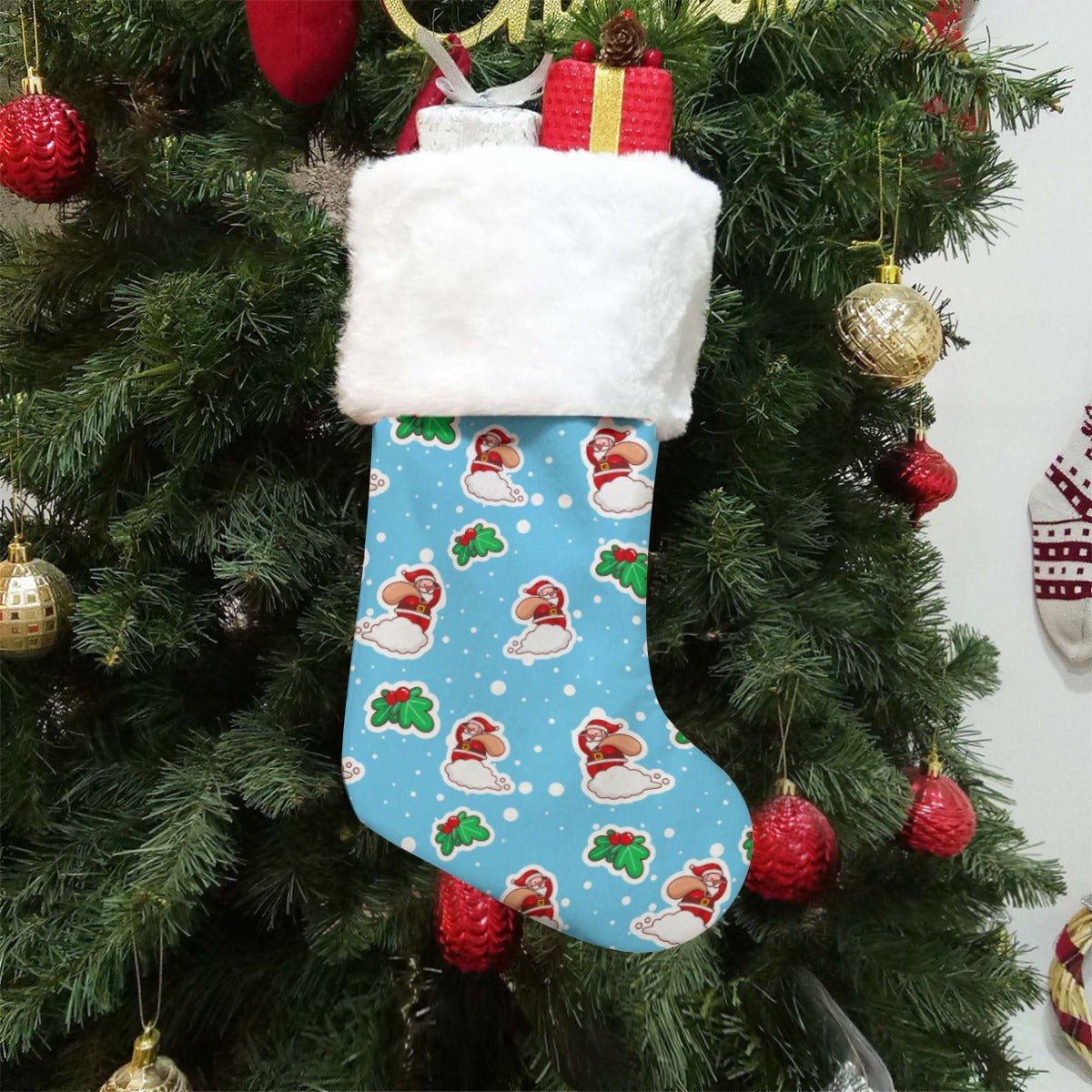 Christmas Sock - Santa Cloud - Festive Style