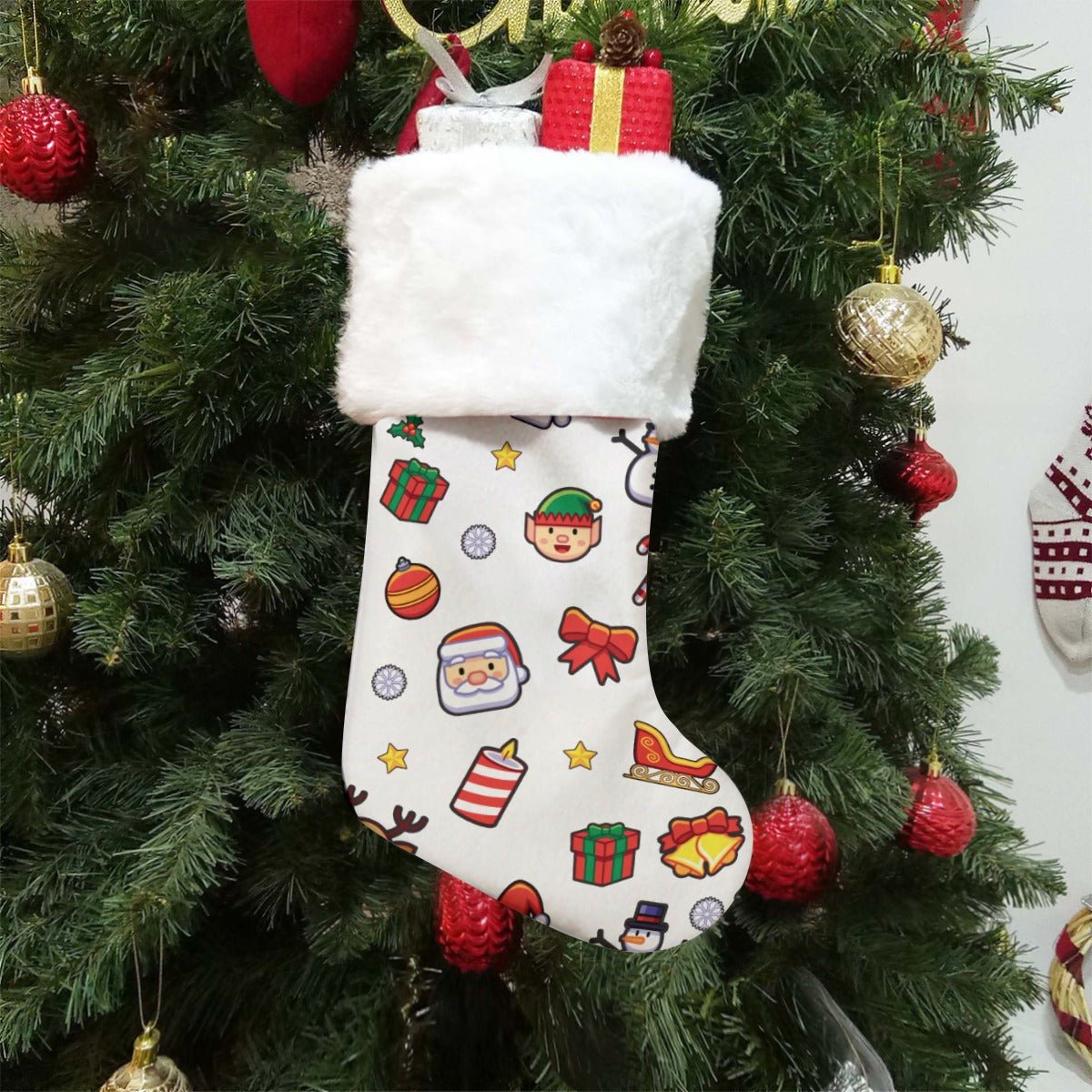 Christmas Sock - Traditional 2 - Festive Style