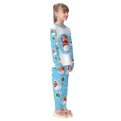 Kids Christmas Pyjama Set - Santa Cloud - Festive Style