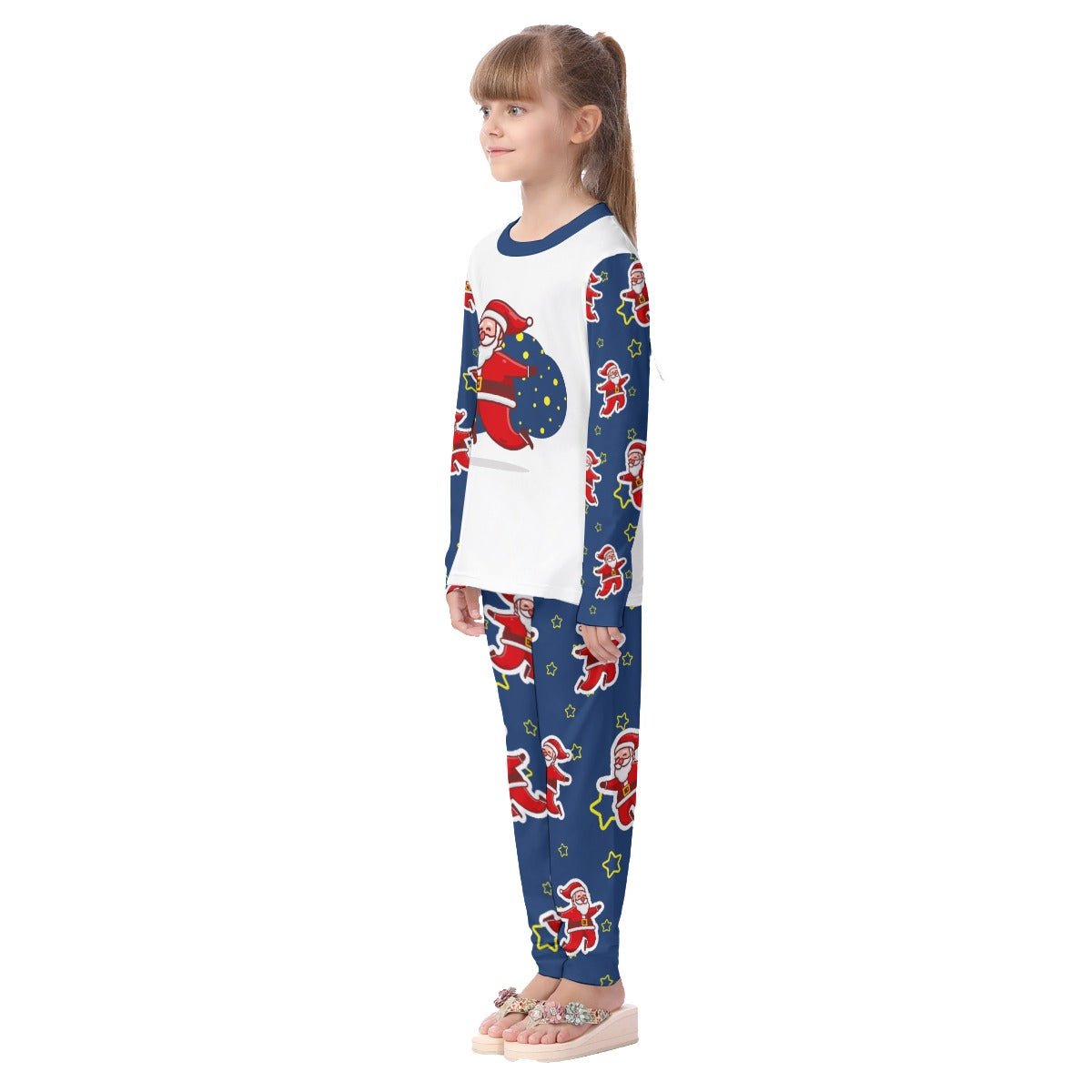Kids Christmas Pyjama Set - Santa Night Time - Festive Style