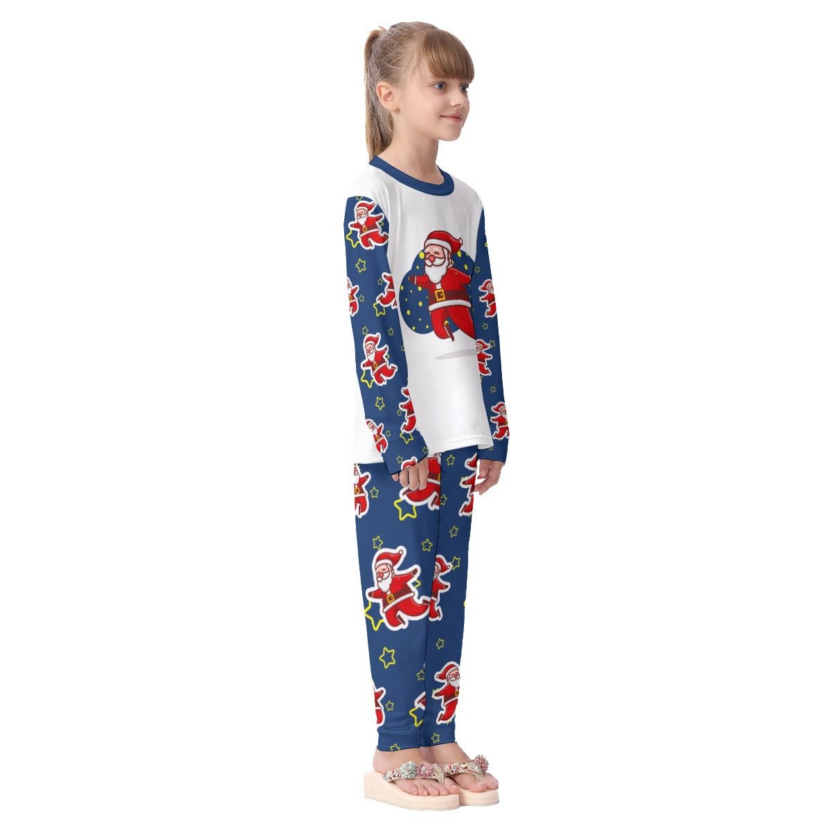 Kids Christmas Pyjama Set - Santa Night Time - Festive Style