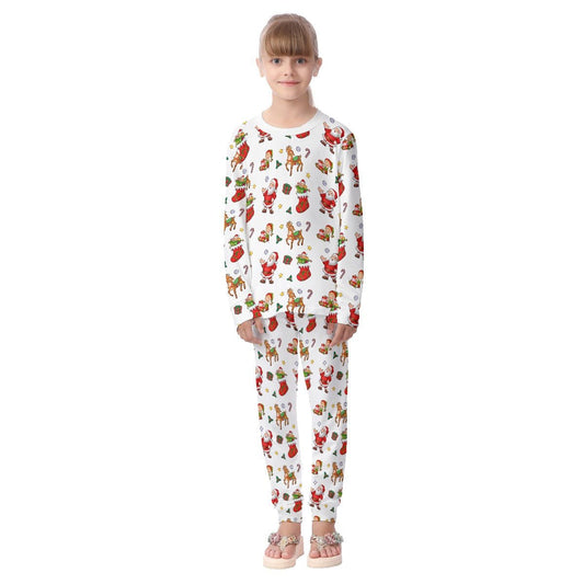 Kids Christmas Pyjama Set - Traditional - Festive Style
