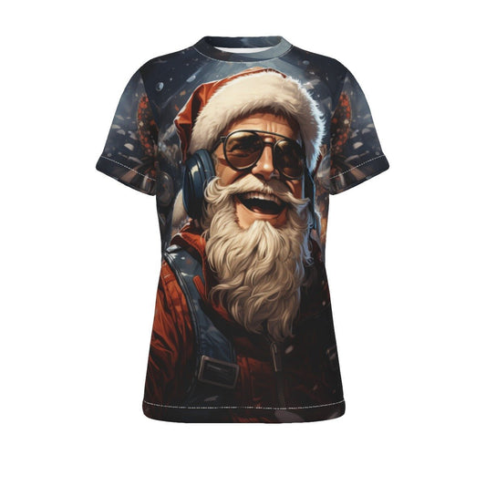 Kid's Christmas T-Shirt - DJ Santa - Festive Style