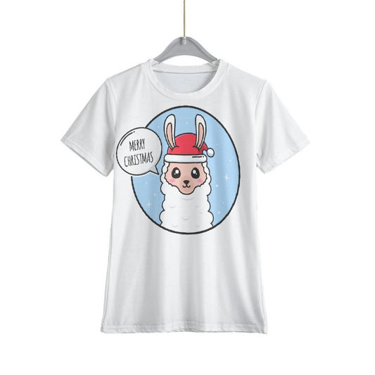Kid's Christmas T-Shirt - Merry Llama