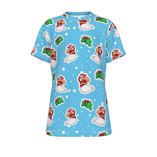 Kid's Christmas T-Shirt - Santa Cloud - Festive Style