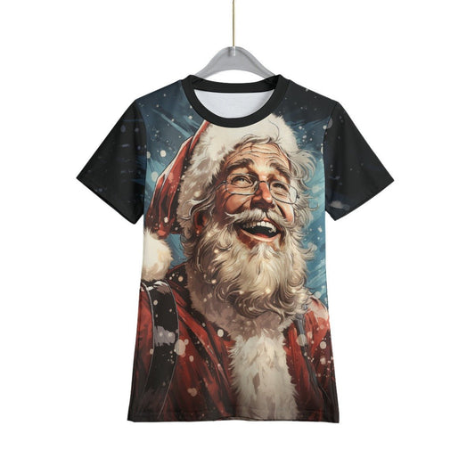 Kid's Christmas T-Shirt - Santa Joy - Festive Style