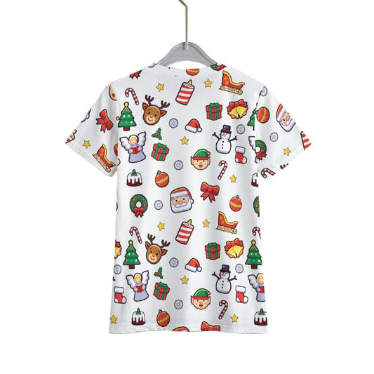 Kid's Christmas T-Shirt - Traditional 2 - Festive Style