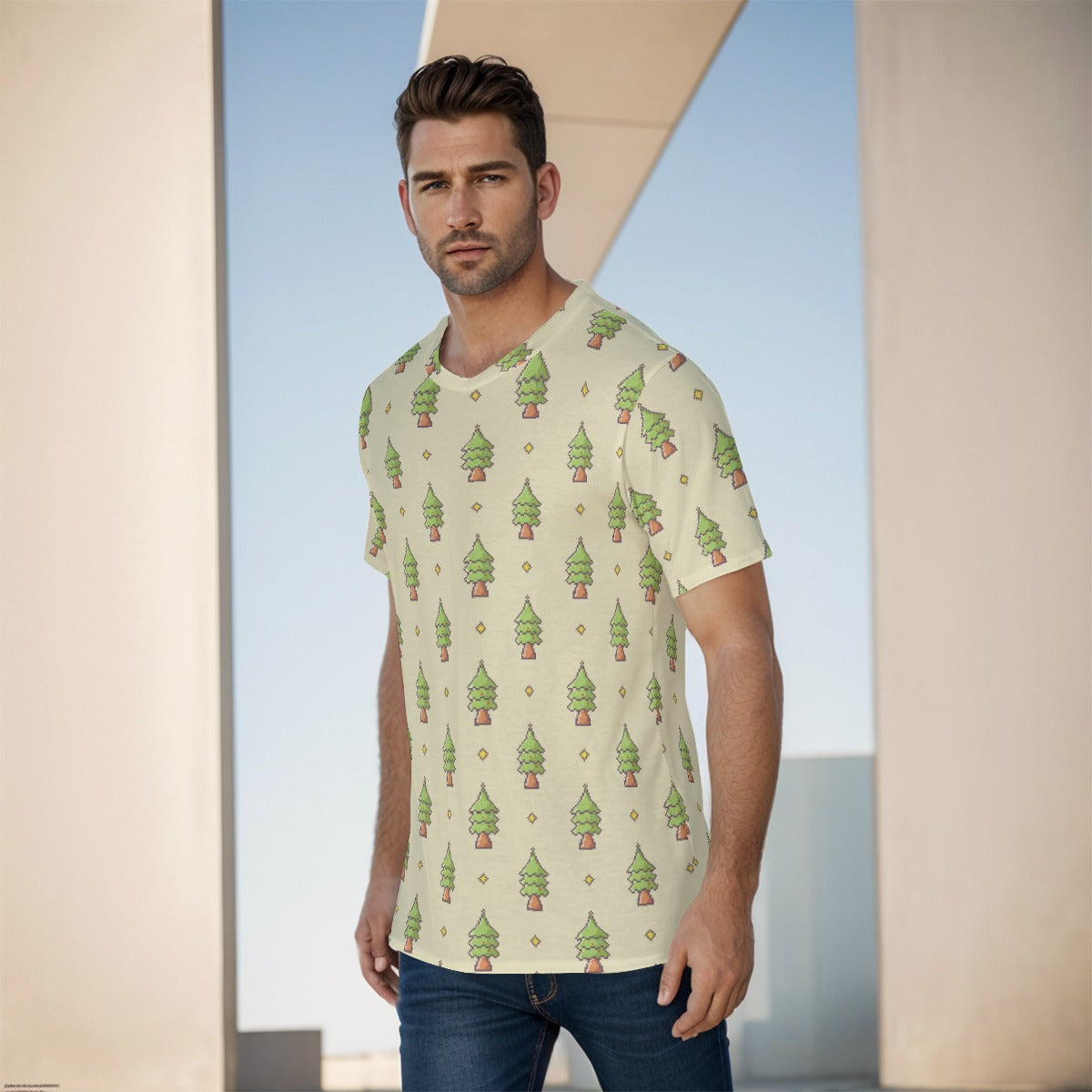 Mens Short Sleeve Christmas Tee -