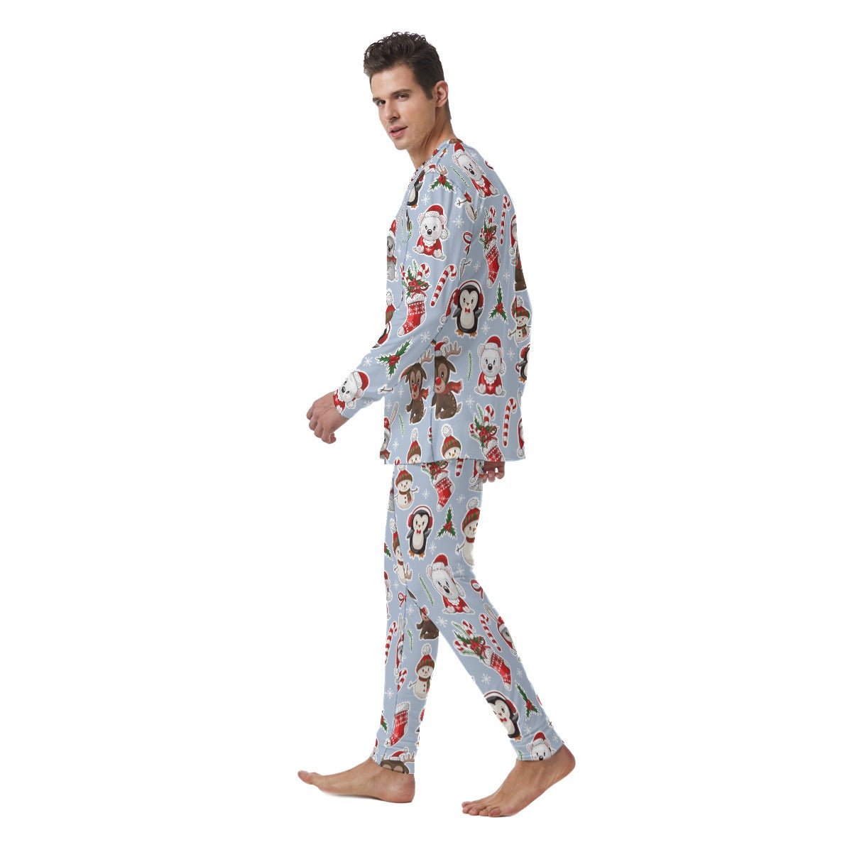 Men's Christmas Pyjamas - Polar Kawaii - Festive Style