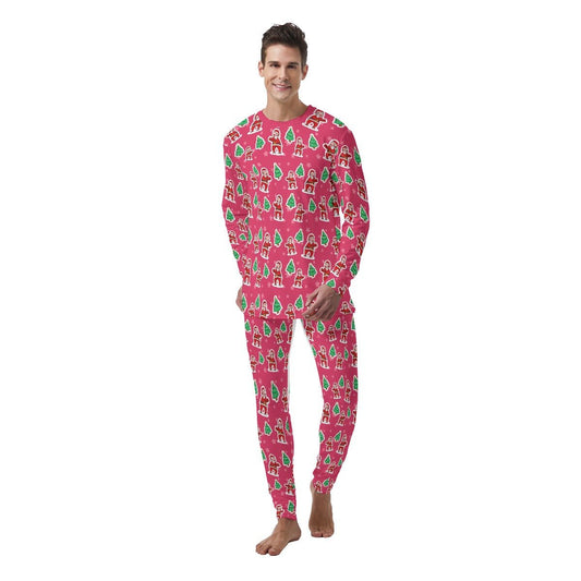 Men's Christmas Pyjamas - Red Santa Boxing - Festive Style