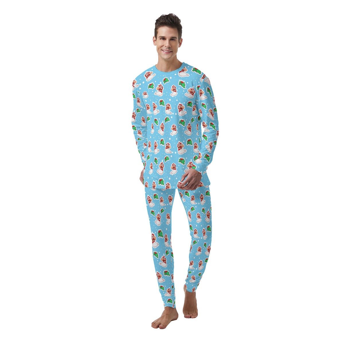 Men's Christmas Pyjamas - Santa Cloud - Festive Style