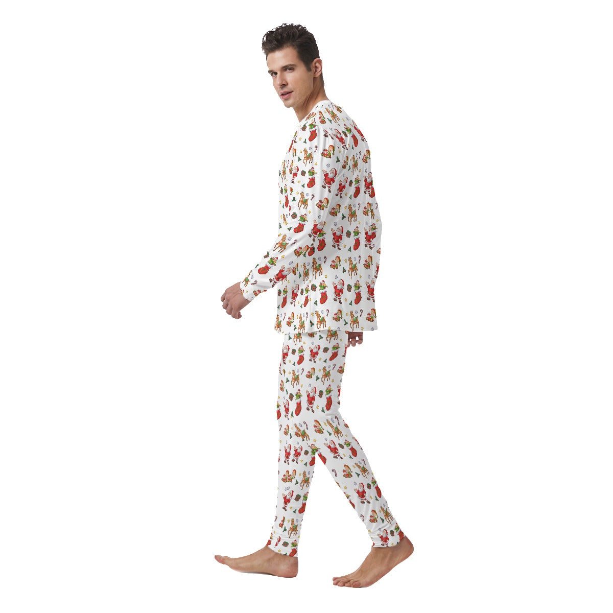 Men's Christmas Pyjamas - Traditional - Festive Style