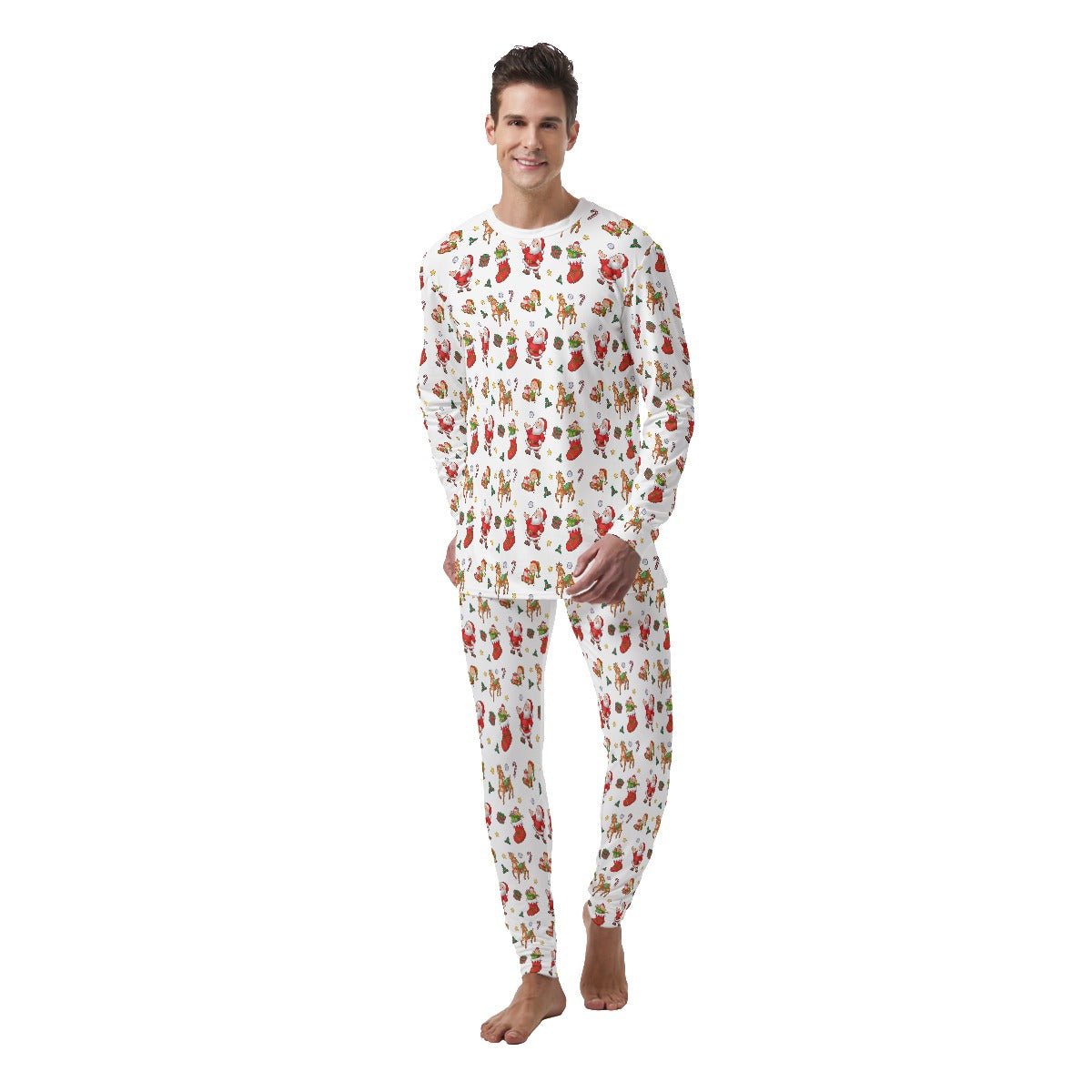 Men's Christmas Pyjamas - Traditional - Festive Style