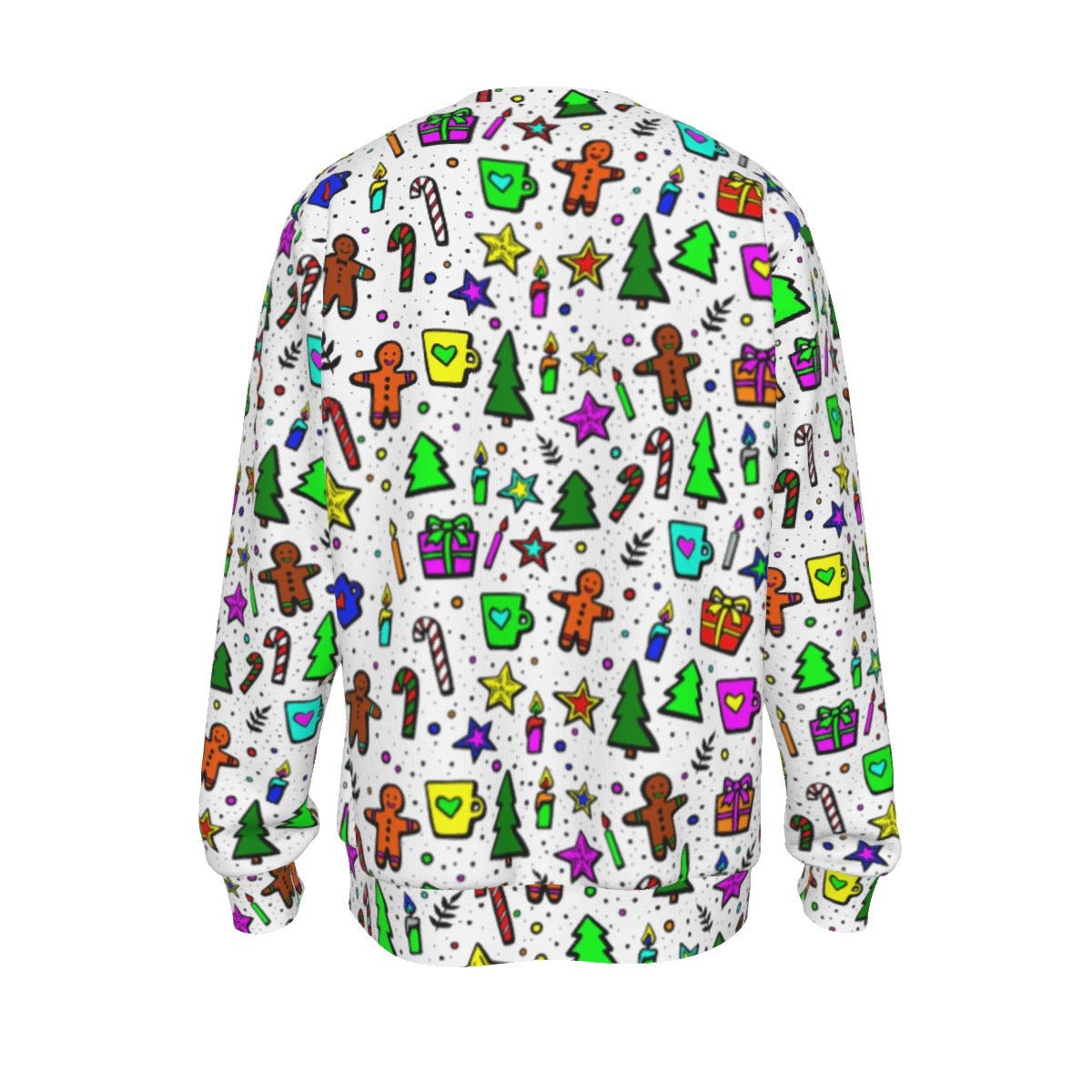 Men's Christmas Sweater - Bright Doodle - Festive Style