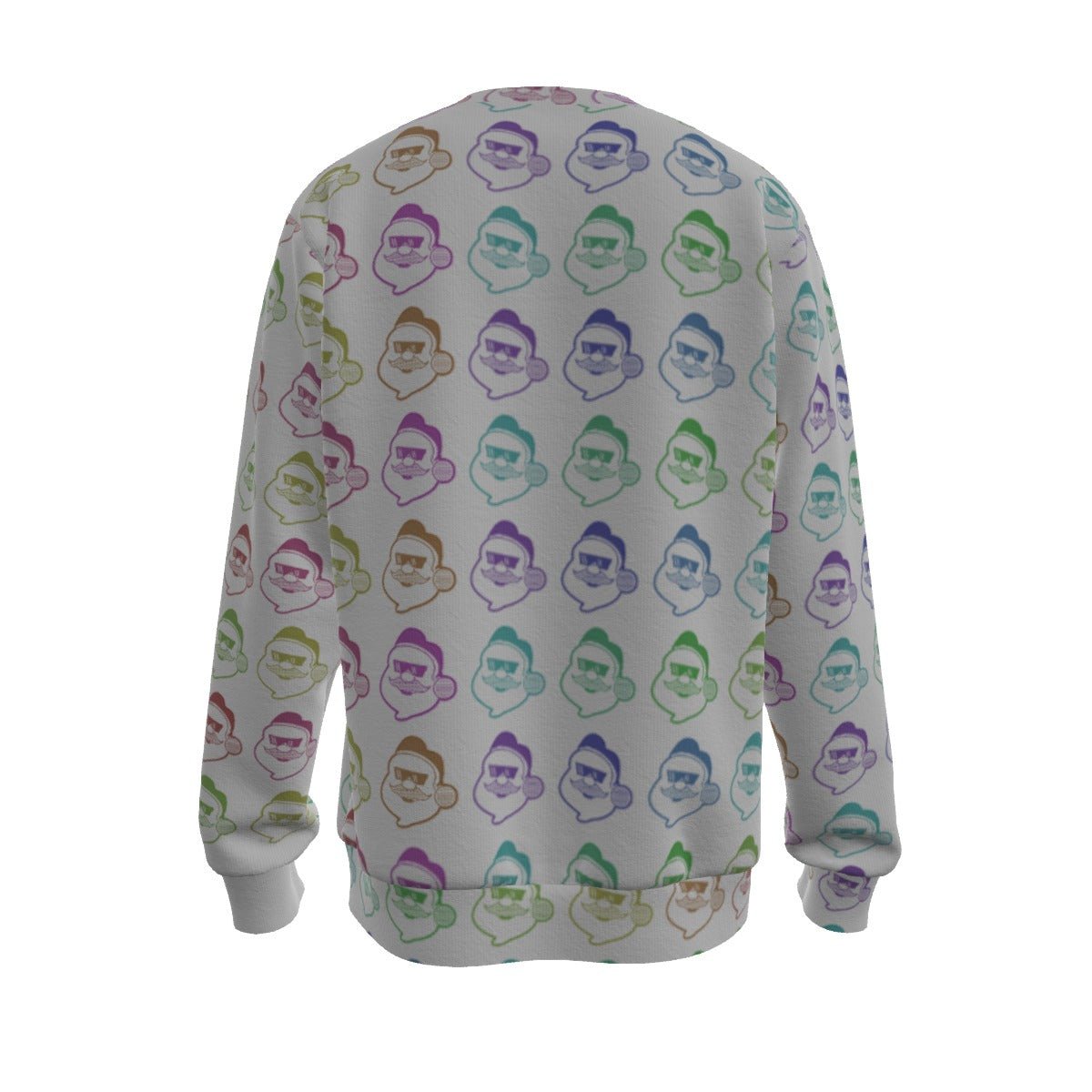 Men's Christmas Sweater - Rainbow - Boss Santa - Festive Style