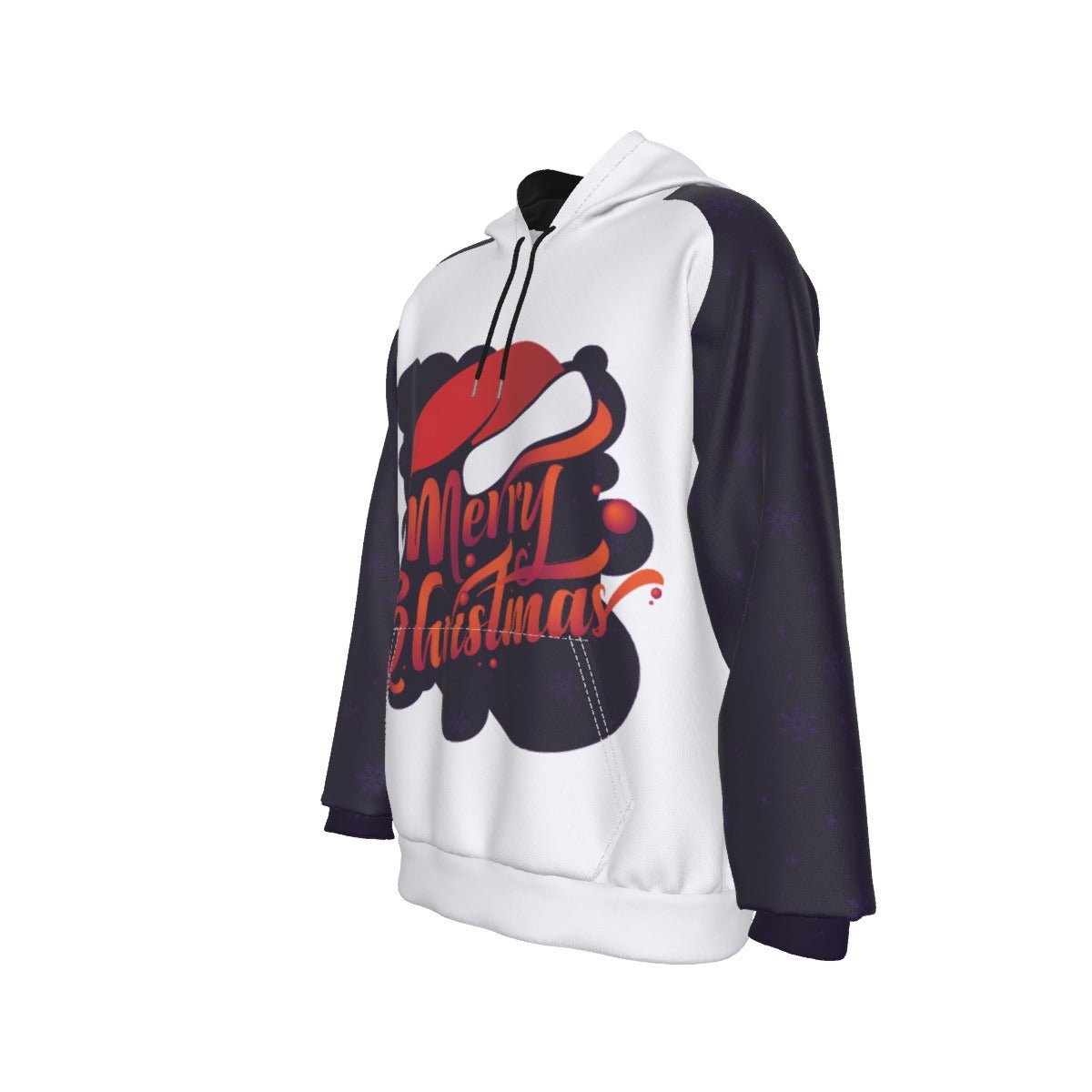 Men's Fleece Christmas Hoodie - MC Purple - Festive Style