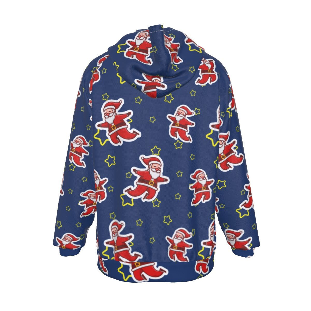 Men's Fleece Christmas Hoodie - Santa Night Time - Festive Style