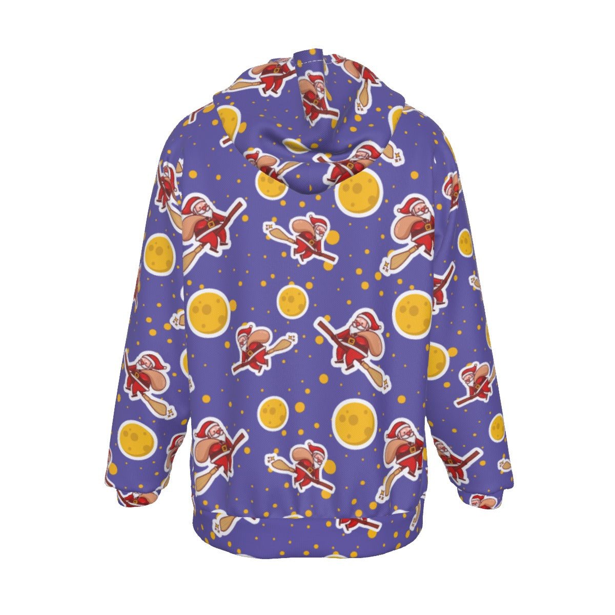 Men's Fleece Christmas Hoodie - Santa Witch - Festive Style