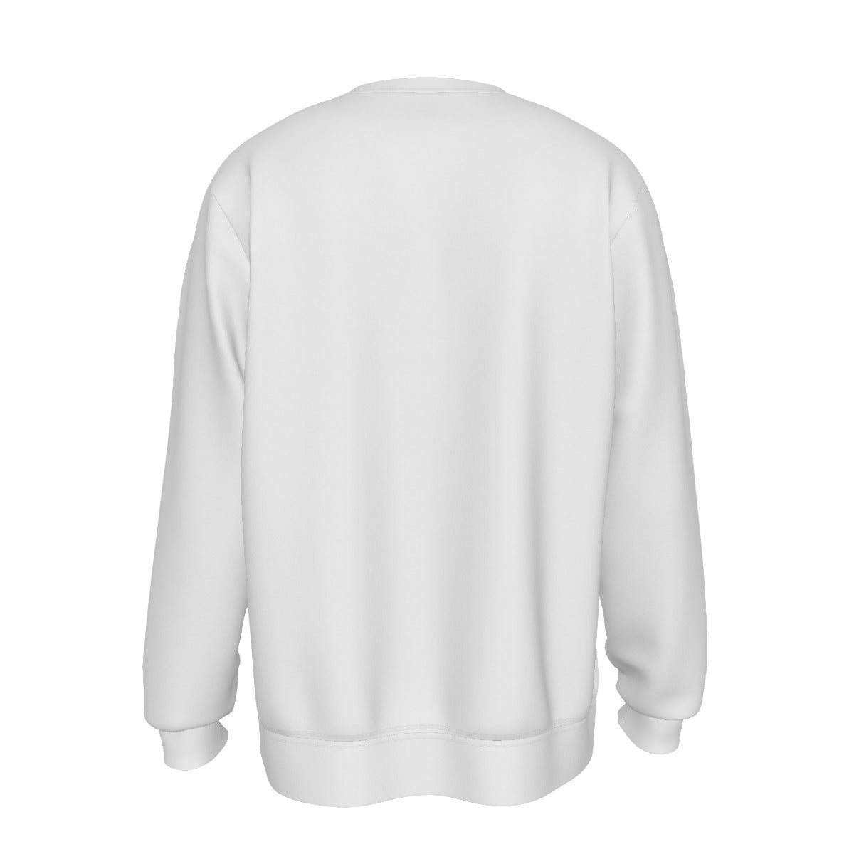 Men's Fleece Christmas Sweatshirt - Dog and Moon - Festive Style