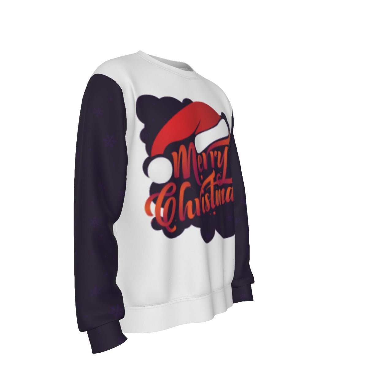 Men's Fleece Christmas Sweatshirt- MC Purple - Festive Style