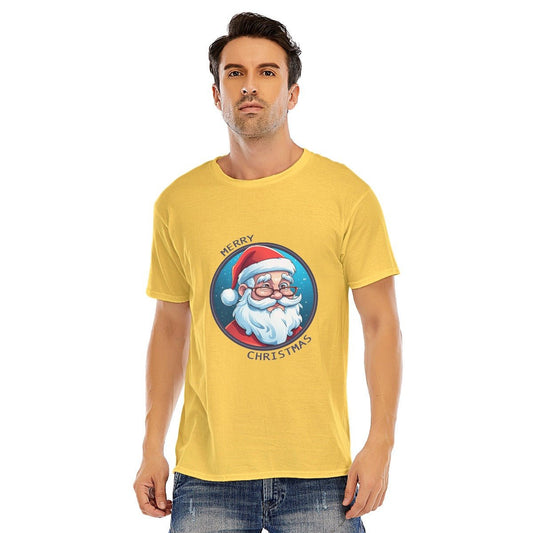 Mens Short Sleeve Christmas Tee - MC Santa - Festive Style