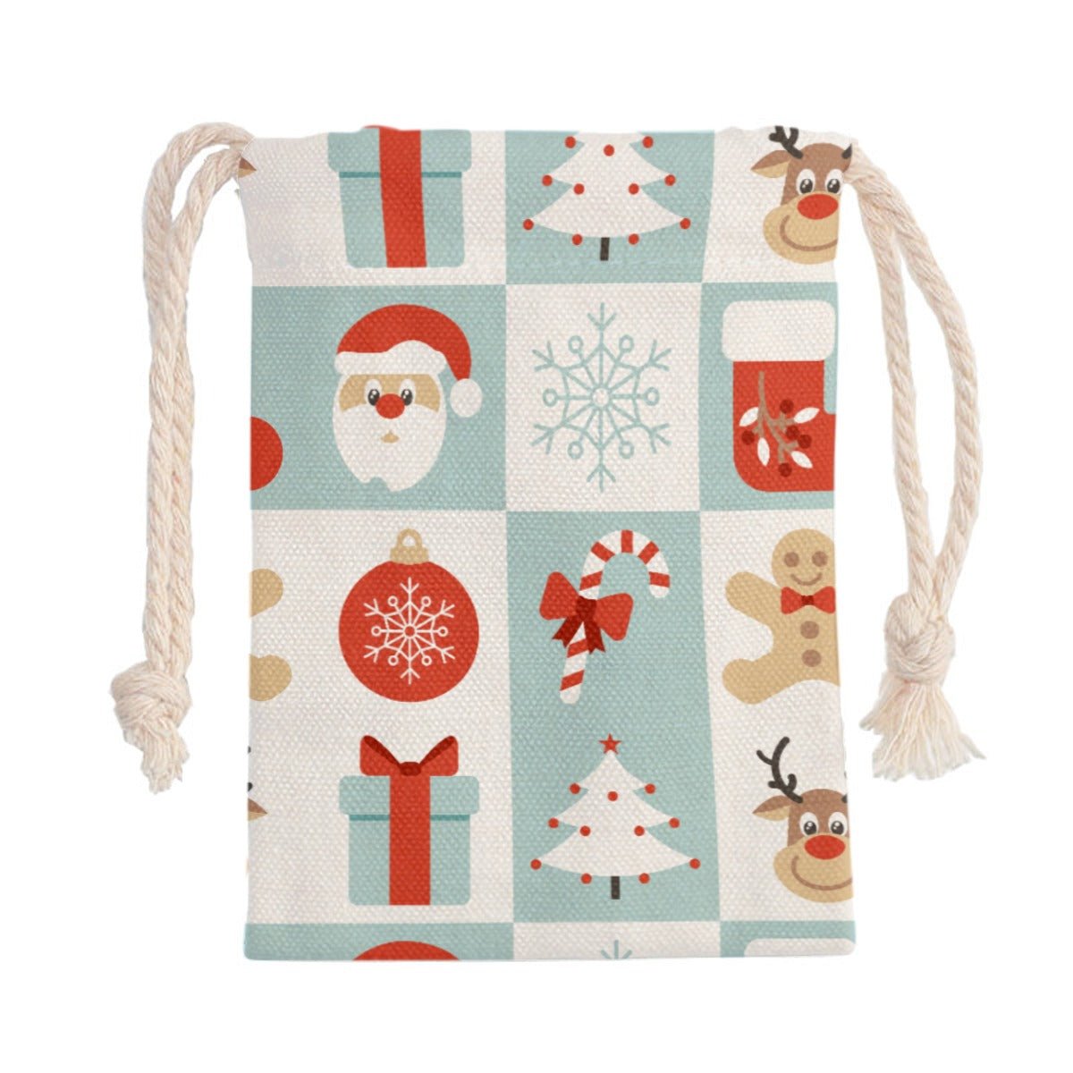 Santa Sack - Checkers - Festive Style