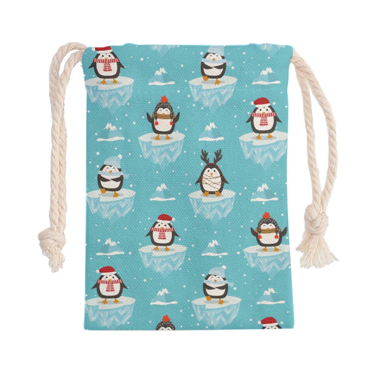 Santa Sack - Icy Penguins - Festive Style