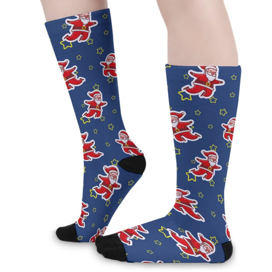 Unisex Long Socks - Santa Night - Festive Style