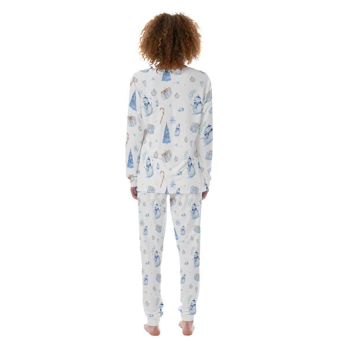 Women's Christmas Pyjamas - Blue - Festive Style