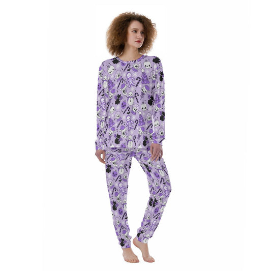 Women's Christmas Pyjamas - Creepy Purple - Festive Style