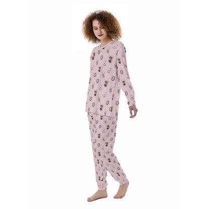Women's Christmas Pyjamas - Polar Pink - Festive Style