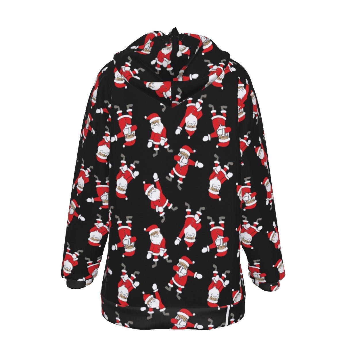 Women's Fleece Christmas Hoodie - Santa Dabs - Festive Style
